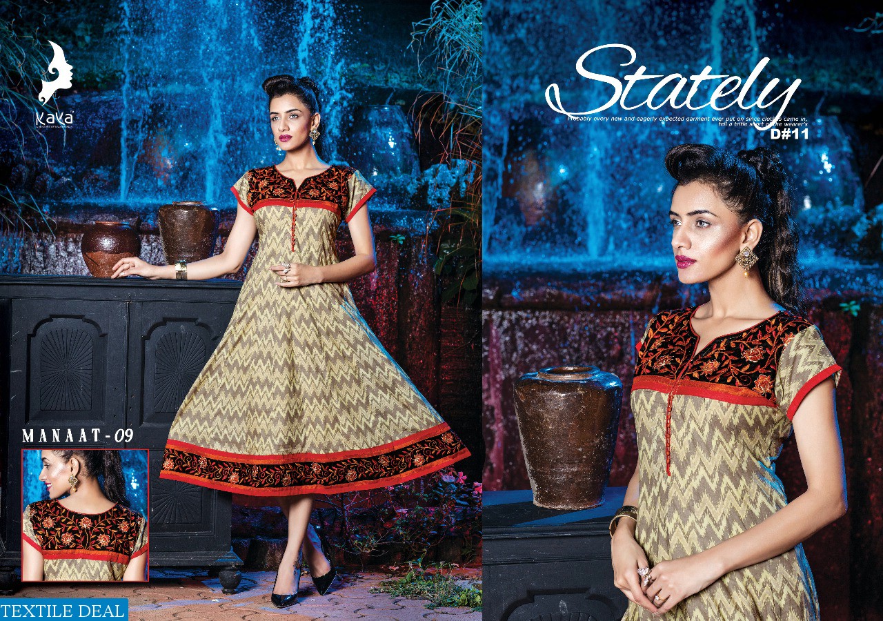 kaya mannat vol-9 Wholesale anarkali kurtis